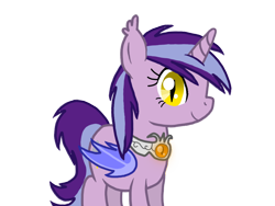 Size: 1024x768 | Tagged: safe, artist:crystal wishes, oc, oc:soaring fangs, oc:stormlight, alicorn, bat pony, amulet, fixed wing, glow, jewelry, looking at you, simple background, slit eyes, smiling at you, solo, transparent background