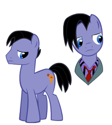 Size: 3300x3668 | Tagged: safe, artist:mountainlygon, earth pony, pony, crossover, doctor who, jem and the holograms, ponified, simple background, techrat, transparent background