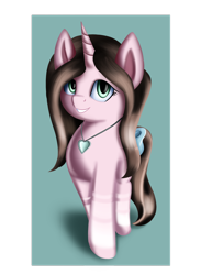 Size: 2496x3416 | Tagged: safe, artist:qbellas, oc, oc:cindy, pony, unicorn, bow, female, mare, solo, tail bow