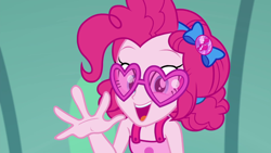 Size: 1280x720 | Tagged: safe, screencap, pinkie pie, better together, equestria girls, i'm on a yacht, sleeveless, solo