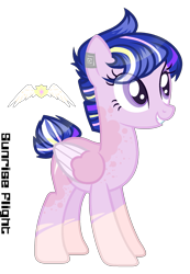 Size: 1321x1905 | Tagged: safe, artist:sweet-psycho-uwu, oc, oc:sunrise flight, pegasus, pony, base used, female, mare, offspring, parent:flash sentry, parent:twilight sparkle, parents:flashlight, simple background, solo, transparent background