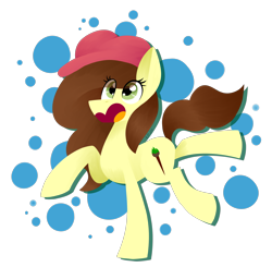 Size: 2500x2450 | Tagged: safe, artist:angiepeggy2114, artist:angiepeggy35, oc, oc only, earth pony, pony, female, mare, open mouth, simple background, solo, transparent background