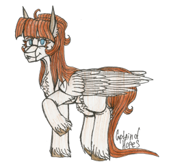 Size: 3090x2960 | Tagged: safe, artist:captainofhopes, oc, oc:jessie, pegasus, pony, female, high res, mare, signature, simple background, traditional art, transparent background