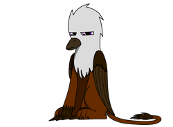 Size: 2160x1582 | Tagged: safe, artist:somber, oc, oc only, oc:kasimir longtalons, griffon, fallout equestria, fallout equestria: longtalons, colored, flat colors, solo