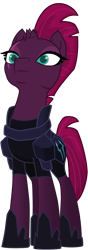 Size: 4735x13422 | Tagged: safe, artist:ejlightning007arts, tempest shadow, unicorn, my little pony: the movie, absurd resolution, armor, broken horn, eye scar, female, horn, scar, simple background, solo, transparent background, vector
