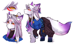 Size: 1280x768 | Tagged: safe, artist:maccoffee, pony, onmyoji, ponified, youko