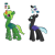 Size: 768x768 | Tagged: safe, artist:dexterousdecarius, derpibooru import, oc, oc:carapace, oc:elytra, changeling, hybrid, brother and sister, changeling oc, female, green changeling, headcanon in the description, male, parent:queen chrysalis, parent:thorax, parents:chrysarax, siblings, simple background, transparent background