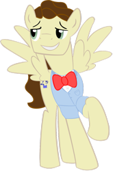 Size: 727x1100 | Tagged: safe, artist:achenara, derpibooru import, pony, bill nye, ponified