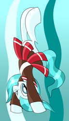 Size: 1332x2322 | Tagged: safe, artist:notadeliciouspotato, lighthoof, earth pony, pony, 2 4 6 greaaat, cheerleader, cheerleader outfit, clothes, cute, female, handstand, mare, pleated skirt, ponytail, skirt, smiling, solo, upside down