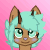 Size: 50x50 | Tagged: safe, artist:auroraswirls, oc, oc only, oc:anders, bicorn, pony, animated, bouncing, bust, gif, gradient background, pixel art, smiling, solo