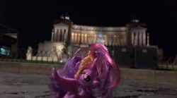 Size: 750x418 | Tagged: safe, twilight sparkle, twilight sparkle (alicorn), alicorn, pony, irl, italy, photo, ponies around the world, rome, toy