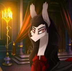 Size: 2143x2120 | Tagged: safe, artist:sugaryicecreammlp, pony, armand, candlestick, interview with a vampire, male, ponified, solo, stallion