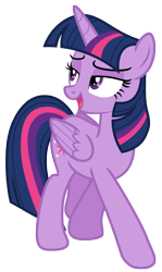 Size: 4165x6978 | Tagged: safe, artist:estories, derpibooru import, twilight sparkle, twilight sparkle (alicorn), alicorn, pony, absurd resolution, female, lidded eyes, mare, simple background, smiling, smug, solo, transparent background, vector