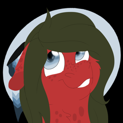 Size: 2000x2000 | Tagged: safe, artist:euspuche, oc, oc only, oc:berry, bust, lineless, looking at you, portrait