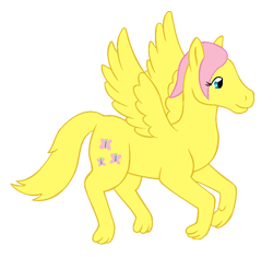 Size: 863x812 | Tagged: safe, artist:chili19, fluttershy, wolf, wolf pony, female, flutterwolf, simple background, solo, species swap, transparent background, wings, wolfified