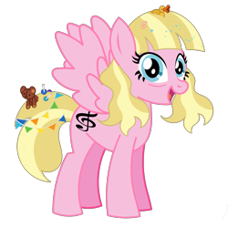 Size: 1567x1567 | Tagged: safe, editor:mr. gumball, pegasus, pony, andrea libman, bags under eyes, female, mare, ponified, simple background, solo, transparent background