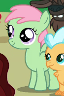 Size: 130x195 | Tagged: safe, screencap, pony, the last problem, cropped, foal, solo focus, spearmint gust, sunspray