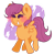 Size: 828x827 | Tagged: safe, artist:bubaiuv, derpibooru import, scootaloo, pegasus, pony, blank flank, blushing, chest fluff, cute, cutealoo, ear fluff, eyes closed, smiling, solo