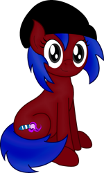 Size: 1345x2239 | Tagged: safe, artist:soulakai41, oc, oc:cole petty, earth pony, pony, beanie, female, hat, mare, simple background, solo, transparent background