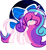 Size: 768x843 | Tagged: safe, artist:mlpcotton-candy-pone, derpibooru import, oc, oc:magical melody, pony, unicorn, bow, female, hair bow, mare, solo, tail bow