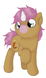 Size: 528x895 | Tagged: safe, artist:mondlichtkatze, pony, crossover, pokémon, ponified, simple background, solo, transparent background, weedle