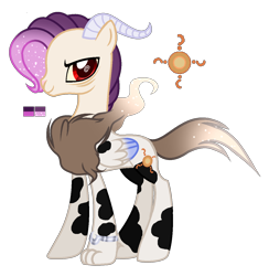 Size: 1208x1240 | Tagged: safe, artist:sweet-psycho-uwu, oc, oc only, hybrid, female, interspecies offspring, offspring, parent:discord, parent:princess celestia, parents:dislestia, simple background, solo, transparent background