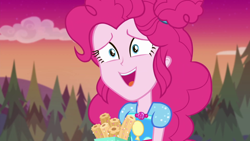 Size: 1920x1080 | Tagged: safe, screencap, pinkie pie, better together, equestria girls, sunset's backstage pass!, churros, food, solo