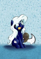 Size: 652x937 | Tagged: safe, artist:alazak, oc, oc:moonphase, pony, solo