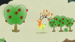 Size: 1280x720 | Tagged: safe, screencap, the great seedling, going to seed, detailed background, no pony