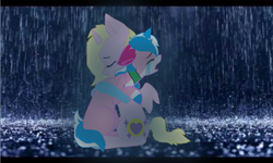 Size: 1648x986 | Tagged: artist needed, safe, artist:cadence08894, oc, pony, base used, lego, ponified, rain, the lego movie, unikitty