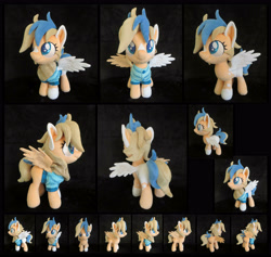Size: 5000x4749 | Tagged: safe, artist:fireflytwinkletoes, oc, oc:sun light, pegasus, pony, absurd resolution, clothes, female, filly, irl, photo, plushie, solo