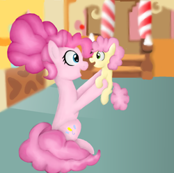 Size: 6856x6824 | Tagged: safe, artist:mr100dragon100, li'l cheese, pinkie pie, pony, the last problem, colt, female, male, mother and child, mother and son, parent and child