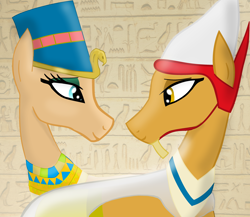 Size: 3488x3028 | Tagged: safe, artist:mr100dragon100, pony, egyptian, egyptian pony, pharaoh, queen, story in the source