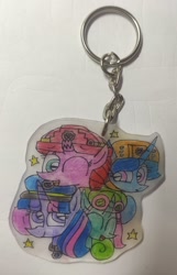 Size: 1934x3000 | Tagged: safe, artist:徐詩珮, fizzlepop berrytwist, glitter drops, spring rain, tempest shadow, twilight sparkle, twilight sparkle (alicorn), alicorn, unicorn, series:sprglitemplight diary, series:sprglitemplight life jacket days, series:springshadowdrops diary, series:springshadowdrops life jacket days, alternate universe, bisexual, broken horn, charm, clothes, cute, female, glitterbetes, glitterlight, glittershadow, horn, lesbian, lifeguard, lifeguard spring rain, paw patrol, polyamory, shipping, sprglitemplight, springbetes, springdrops, springlight, springshadow, springshadowdrops, tempestbetes, tempestlight