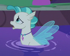 Size: 245x197 | Tagged: safe, screencap, terramar, seapony (g4), student counsel, cropped, jewelry, male, necklace, solo, water