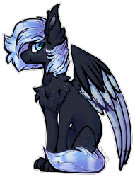 Size: 1601x2101 | Tagged: safe, artist:mcwolfity, oc, oc only, pegasus, pony, :i, chest fluff, ethereal mane, pegasus oc, simple background, solo, starry mane, transparent background, wings