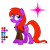 Size: 504x504 | Tagged: safe, artist:lissystrata, pony, crossover, doctor who, donna noble, jumper, ponified, reference sheet, simple background, solo, transparent background, trenchcoat