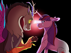 Size: 4000x3000 | Tagged: safe, artist:venommocity, discord, twilight sparkle, pony, the return of harmony, crying, discorded, mind control, scene interpretation