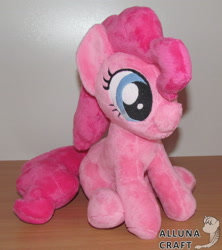 Size: 2228x2511 | Tagged: safe, artist:allunacraft, pinkie pie, pony, irl, photo, plushie, solo