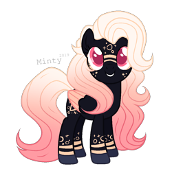 Size: 1014x1008 | Tagged: safe, artist:mintoria, derpibooru import, oc, oc:starry midnight, pegasus, pony, base used, female, mare, simple background, solo, transparent background, two toned wings