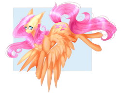 Size: 1024x818 | Tagged: safe, artist:keltonia, fluttershy, pegasus, pony, cheek fluff, chest fluff, cutie mark, ear fluff, eye reflection, female, floppy ears, flying, looking at you, mare, reflection, simple background, solo, transparent background