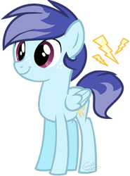 Size: 400x540 | Tagged: safe, artist:catpony13, oc, oc:thunder, pegasus, pony, base used, male, offspring, parent:rainbow dash, parent:soarin', parents:soarindash, simple background, solo, teenager, transparent background