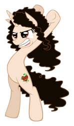 Size: 4134x6969 | Tagged: safe, artist:zackira, pony, bellatrix lestrange, crossover, harry potter, ponified, simple background, solo, transparent background