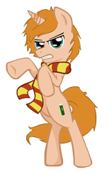 Size: 3543x5906 | Tagged: safe, artist:zackira, pony, crossover, harry potter, ponified, ron weasley, simple background, solo, transparent background