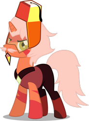 Size: 767x1042 | Tagged: safe, artist:mlp-trailgrazer, oc, oc:jasper pie, pony, unicorn, crossover, facial hair, goatee, jasper (steven universe), male, moustache, namesake, simple background, solo, stallion, steven universe, transparent background