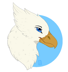 Size: 800x845 | Tagged: safe, artist:homobat, oc, oc only, oc:der, griffon, bust, portrait, simple background, solo, transparent background