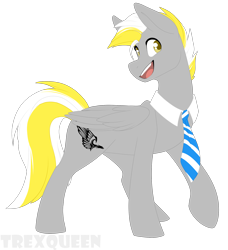 Size: 1674x1838 | Tagged: safe, artist:trexqueen, derpibooru import, oc, oc:silver eagle, pegasus, pony, golden eyes, gray coat, male, solo, stallion, yellow mane