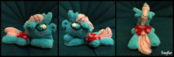 Size: 3264x1088 | Tagged: safe, ocellus, changedling, changeling, pony, beanie, female, for sale, hat, photo, plushie, smiling