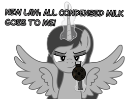 Size: 3570x2764 | Tagged: safe, artist:darkstorm619, oc, oc:dossier, alicorn, pony, alicornified, gun, magic, race swap, simple background, smiling, smirk, solo, spread wings, talking to viewer, telekinesis, transparent background, vss vintorez, weapon, wings