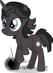 Size: 498x685 | Tagged: safe, artist:logic-is-here, oc, oc:aether, pony, unicorn, female, mare, rule 63, simple background, solo, transparent background